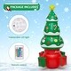 preview thumbnail 3 of 3, 5.6 FT Christmas Inflatable Tree Blow Up Xmas Trees with Multicolor LED Lights