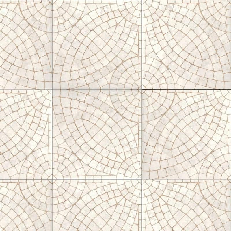 Roman Road 8x8 Matte Porcelain Encaustic Tile - Floor, Wall, Backsplash