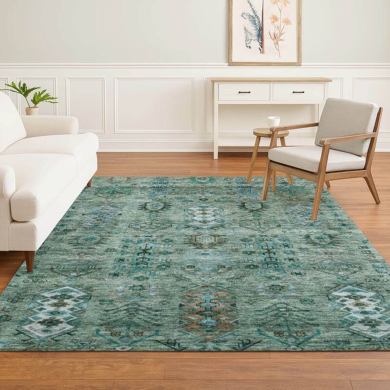 Premium Washable Super Soft Traditional Karachi Mayfield Rug