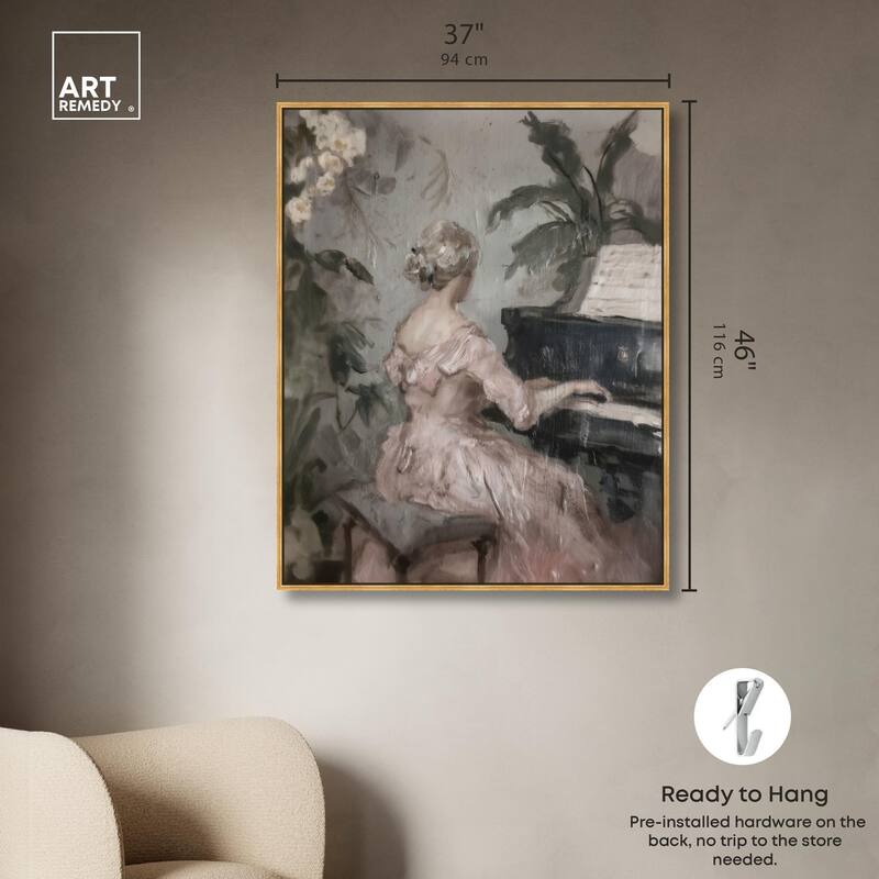 Soft Music Canvas by Art Remedy