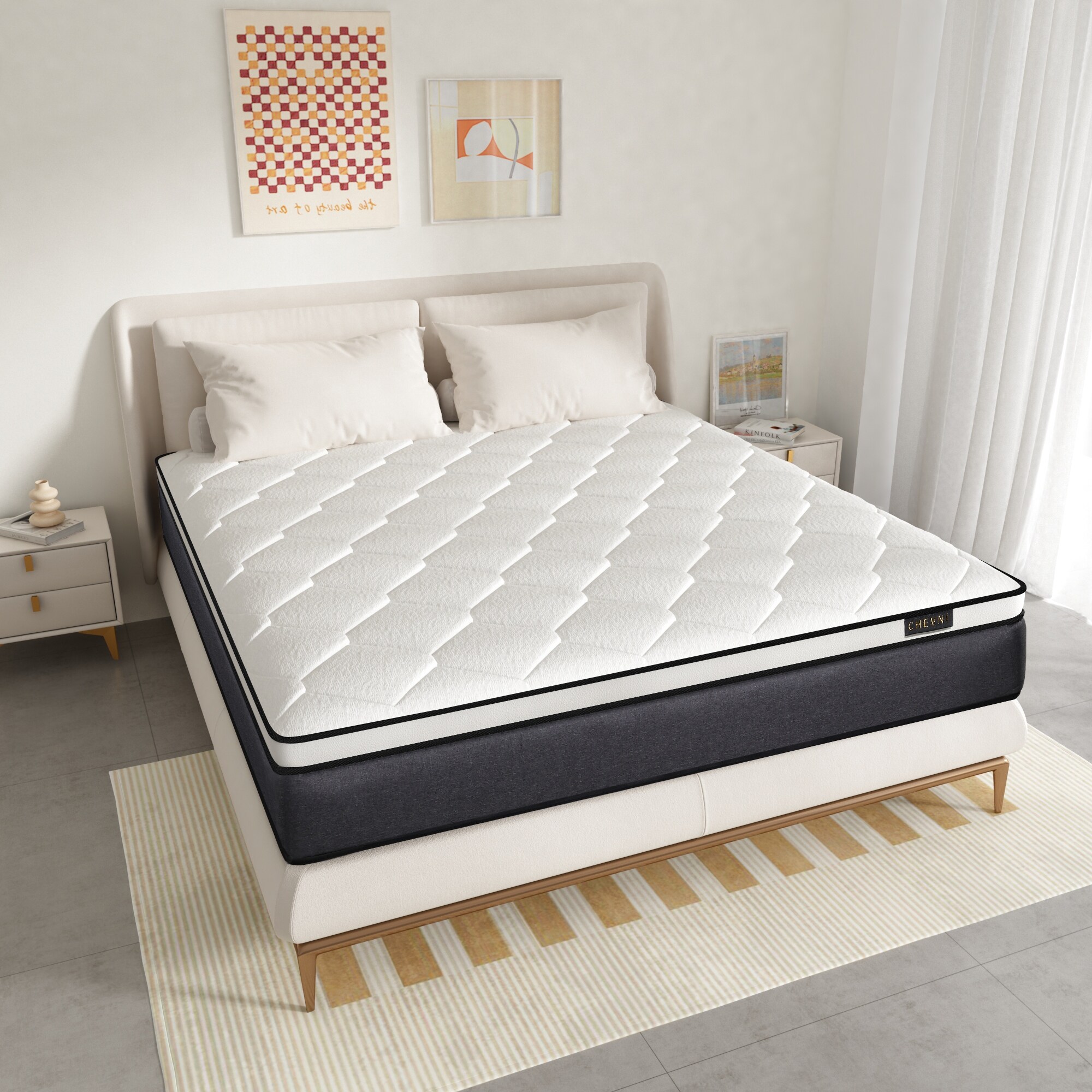 12'' Memory Foam Medium-Firm Pillow Top Hybrid Mattress