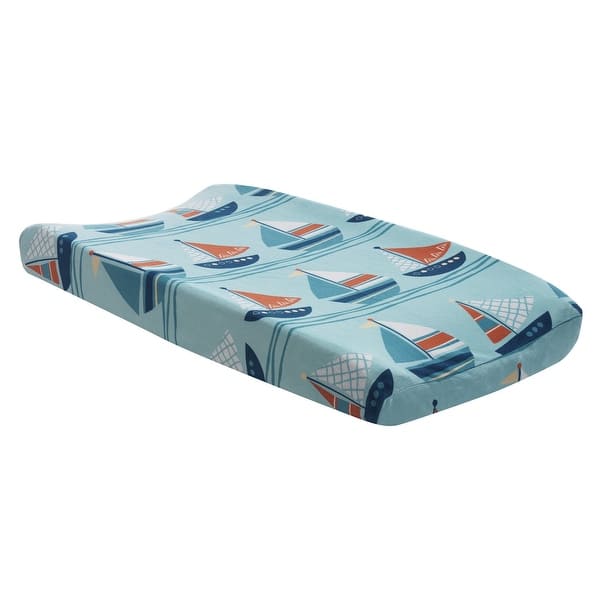 Shop Lambs Ivy Ahoy Blue White Nautical Ocean Nursery 5 Piece