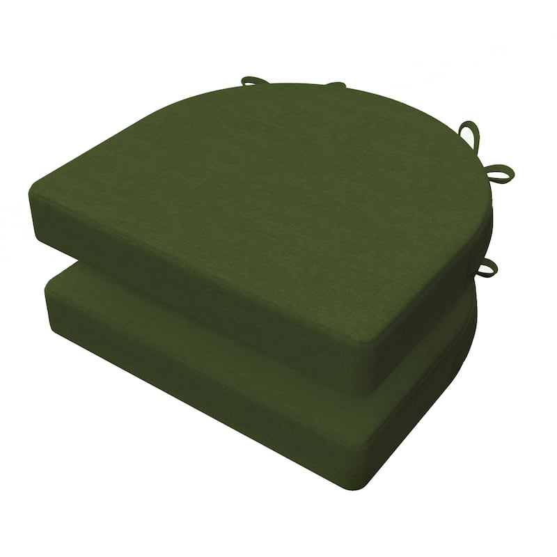 AAAAAcessories 17 in. X 16 in.Indoor Strap Non-slip Chair Cushion for Multi-scenario Setups (2 Pack) - N/A