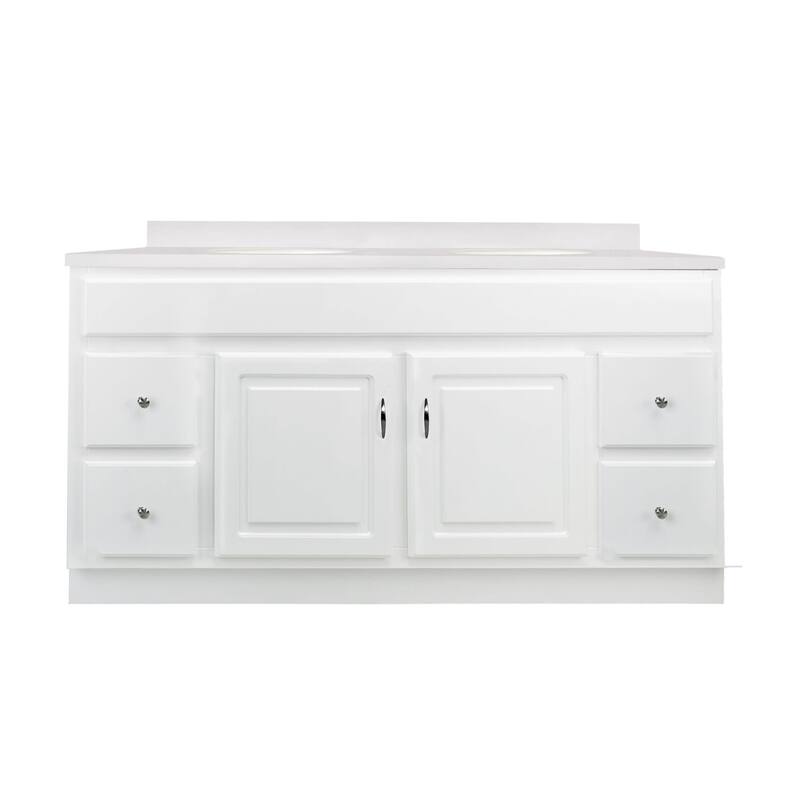 Design House 214874 Concord 60" Free Standing Double Basin Vanity Set