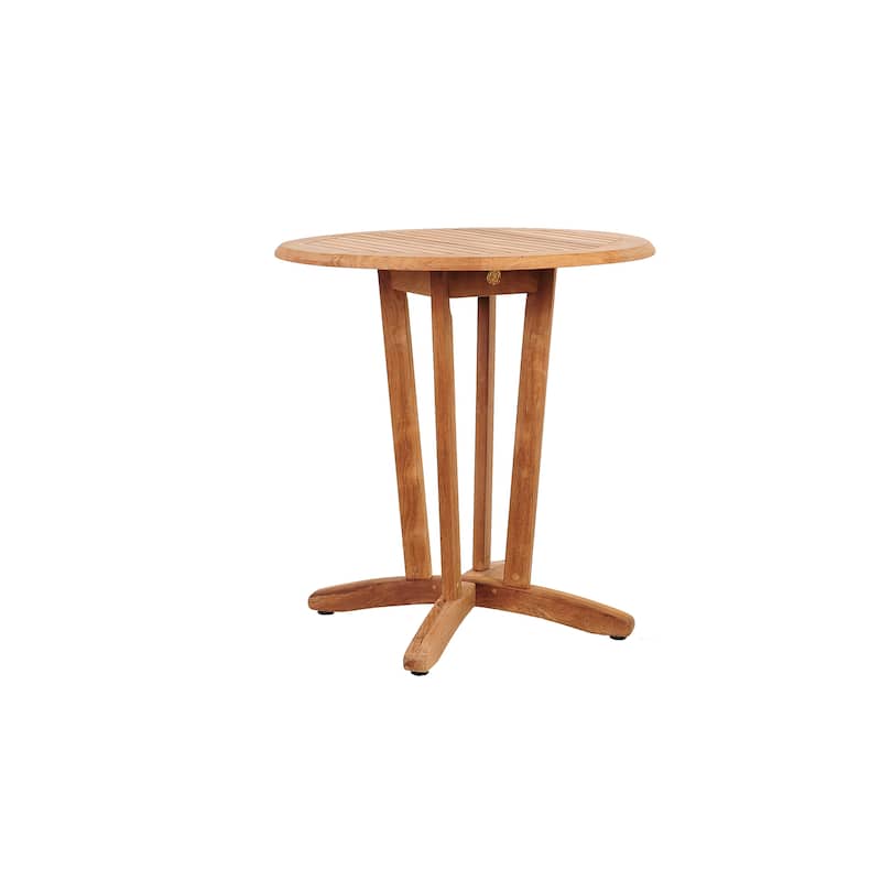 Amazonia Teak and Aluminum 3pc Outdoor Patio Bistro Set