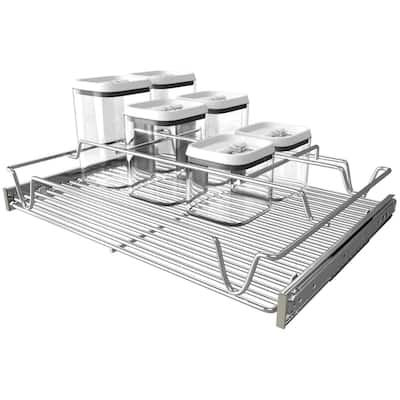 Rev-A-Shelf 5WCOR Series 18 Inch Pull Out Cabinet Organizer with 6