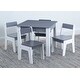 preview thumbnail 1 of 10, Table and 4 Chair Set