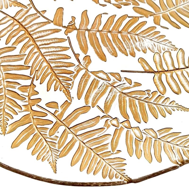 FERN Glass Charger Plate - 13"