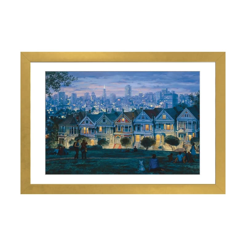 iCanvas "Seven Sisters" by Evgeny Lushpin - Gold - 16x24x1