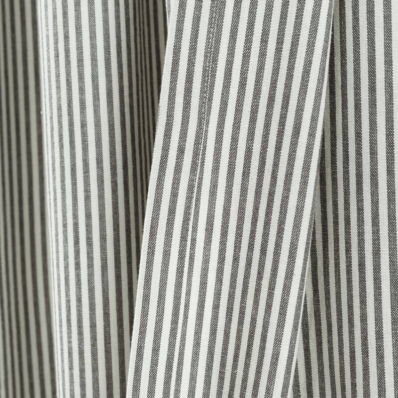Lush Decor Vintage Stripe Yarn Dyed Cotton Window Curtain Panel Pair
