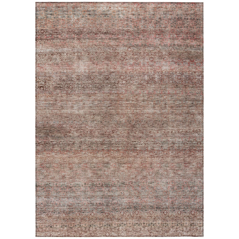 Machine Washable Indoor/ Outdoor Ombre Chantille Rug