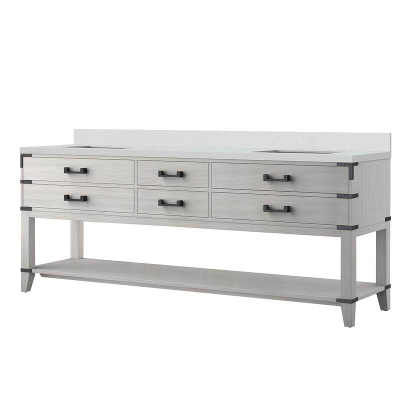 Norwalk Bath Vanity with Cultured Marble Top and Sink