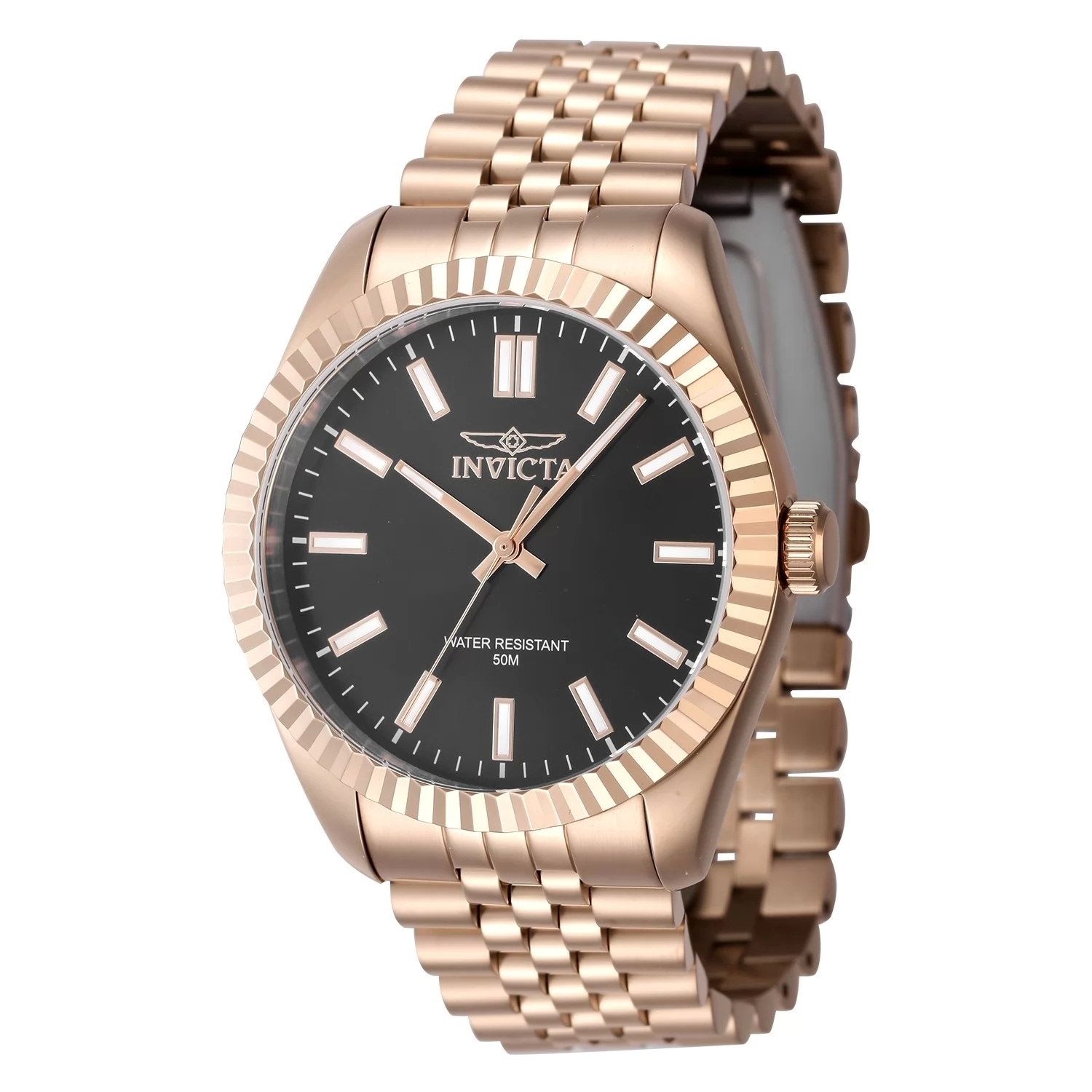 Invicta Men's 47492 Specialty Quartz 3 Hand Black Dial Watch