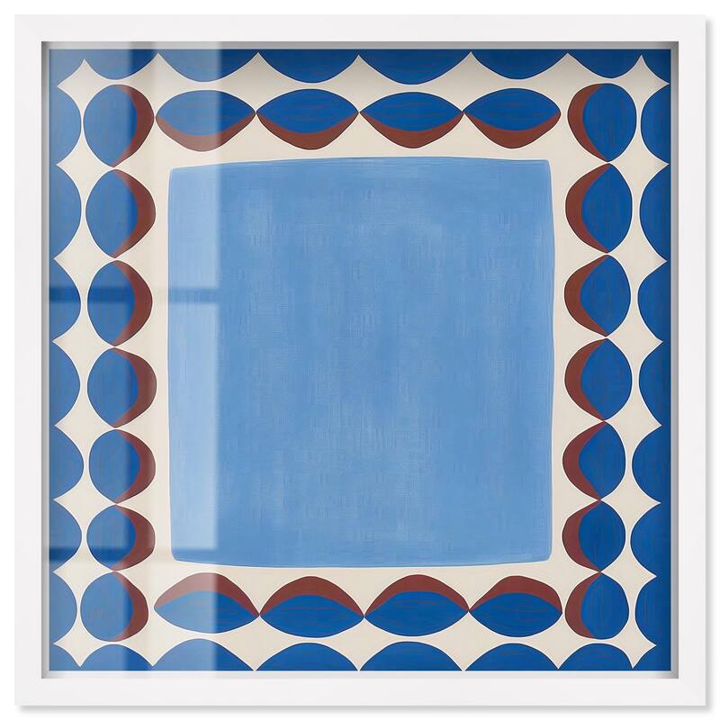 Framed in Color II Shadowbox by Art Remedy - White - 30" x 30"
