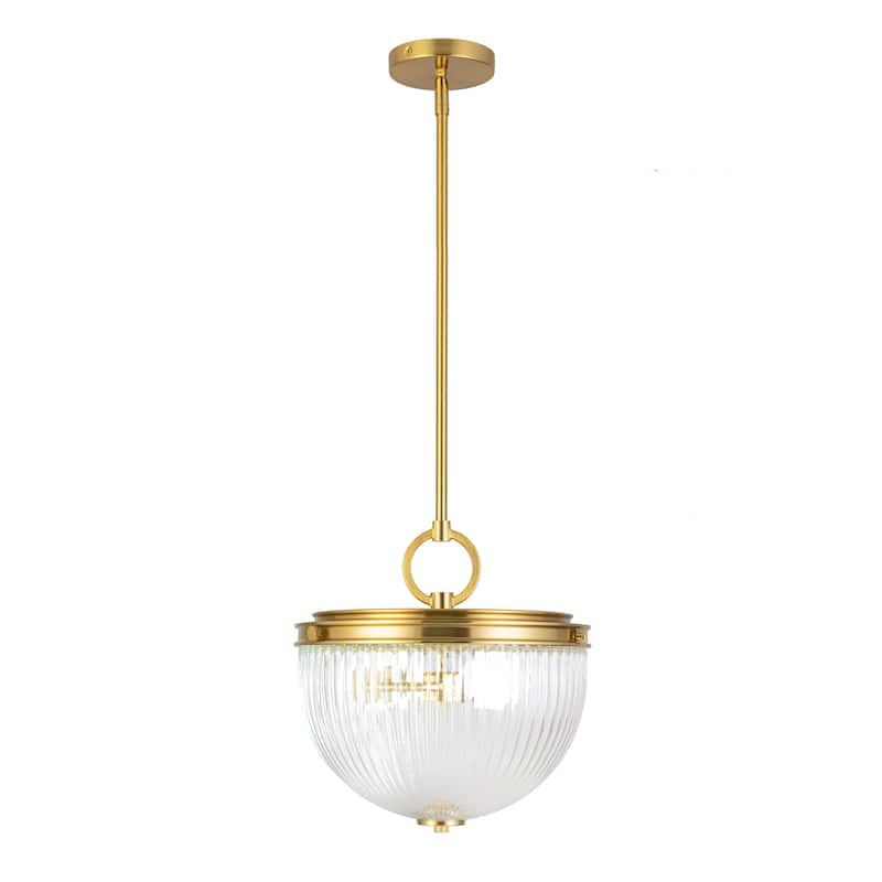 Artcraft Myla 2-Light Pendant - Vintage Brass