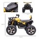 preview thumbnail 8 of 13, 12V Kids Electric Ride-On ATV Quad with Music, LED Headlights, USB/MP3, Wide Wheels & Rechargeable Battery for Boys & Girls