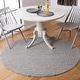 preview thumbnail 81 of 170, SAFAVIEH Handmade Natura Gerta Wool Rug 10' Round - Silver - Round