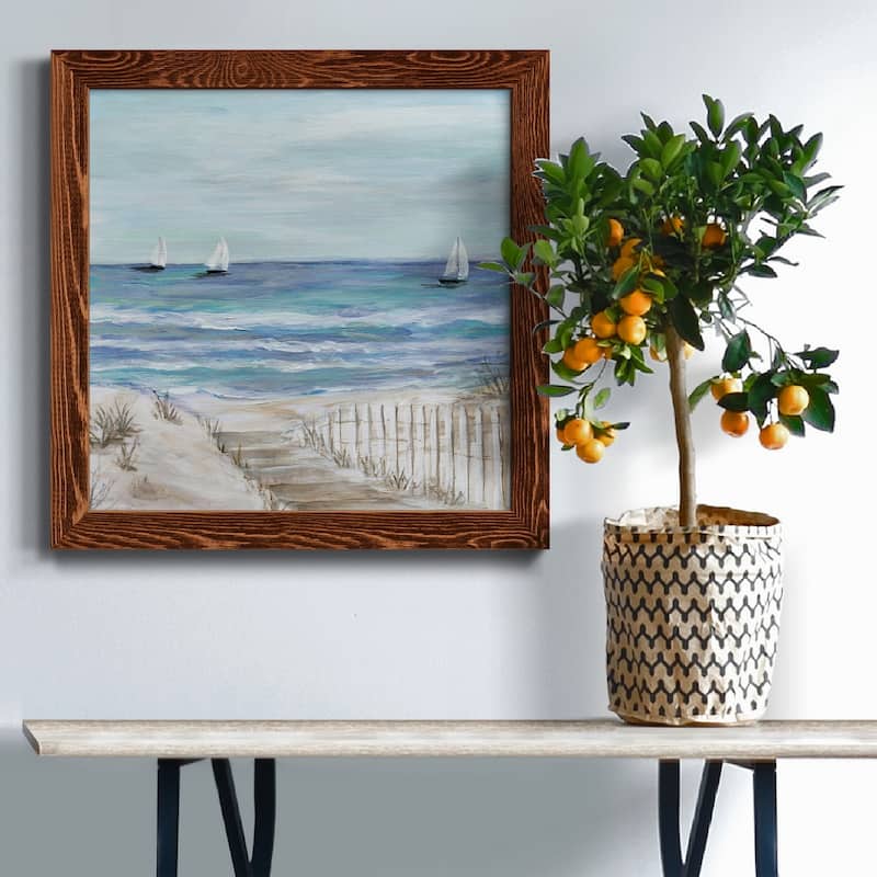 Gulf Shores III-Premium Framed Canvas - Ready to Hang