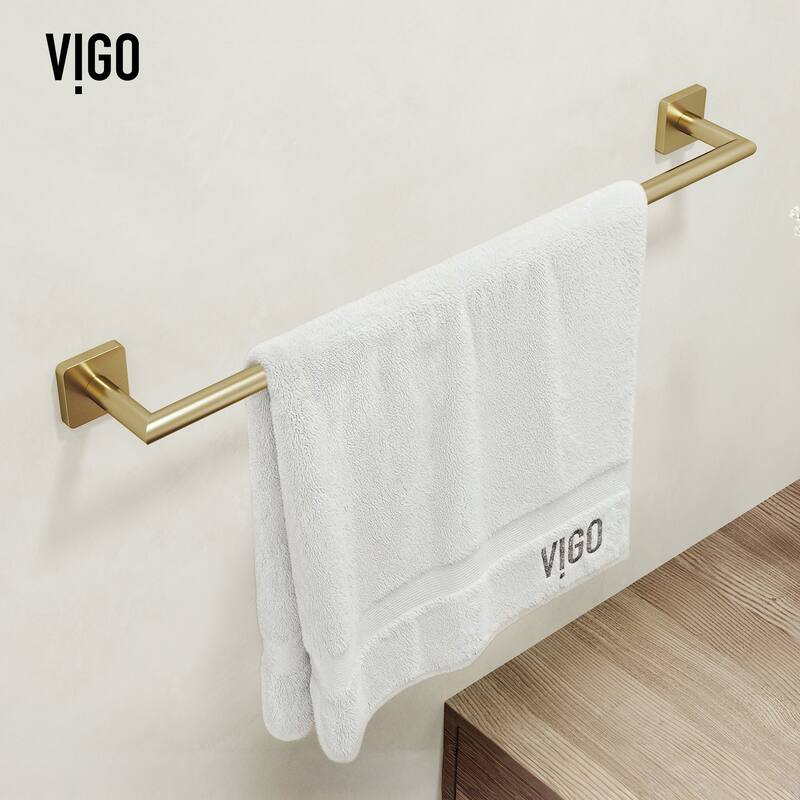 VIGO Satro 3-Piece Bathroom Hardware Accessory Set with 24 in. Towel Bar, Toilet Paper Holder, Hand Towel Holder