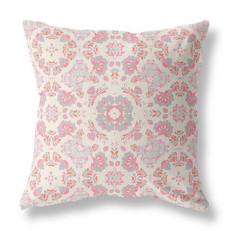 Amrita Sen Love and Liberty Faux Suede Throw Pillow - 20"x20"