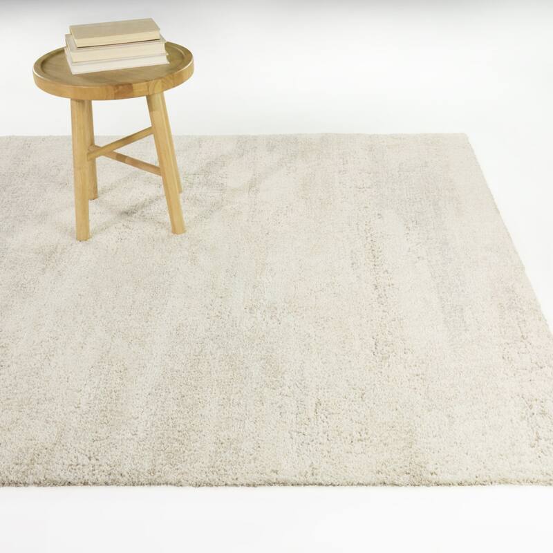 Cristall Modern Abstract Area Rug - Beige - 5'3" x 7'