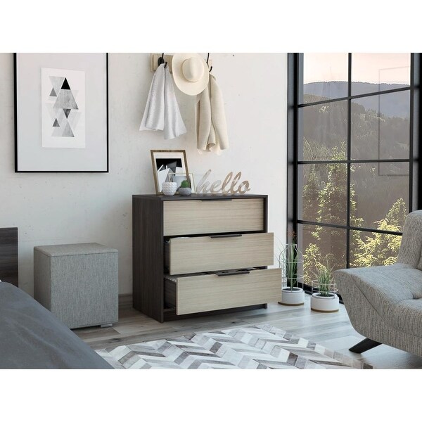 TUHOME Kaia 27 inch Wide Contemporary 3 Drawer Dresser On Sale Bed Bath Beyond 28593586