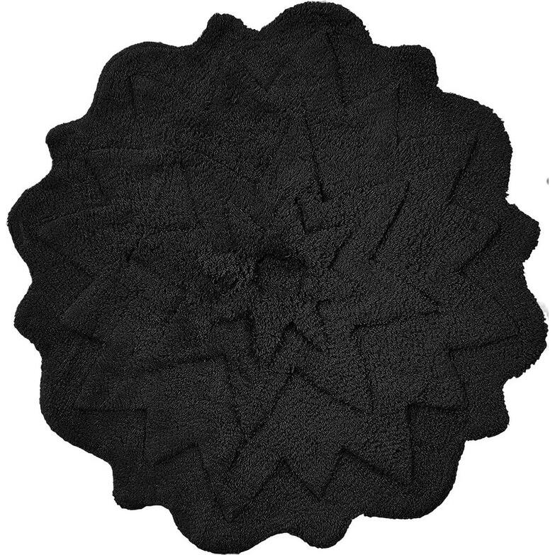 Sherry Kline Over Tufted Petals 32" Bath Rug - Grey, Brown, Black, Cream, Aloe Green Color Options