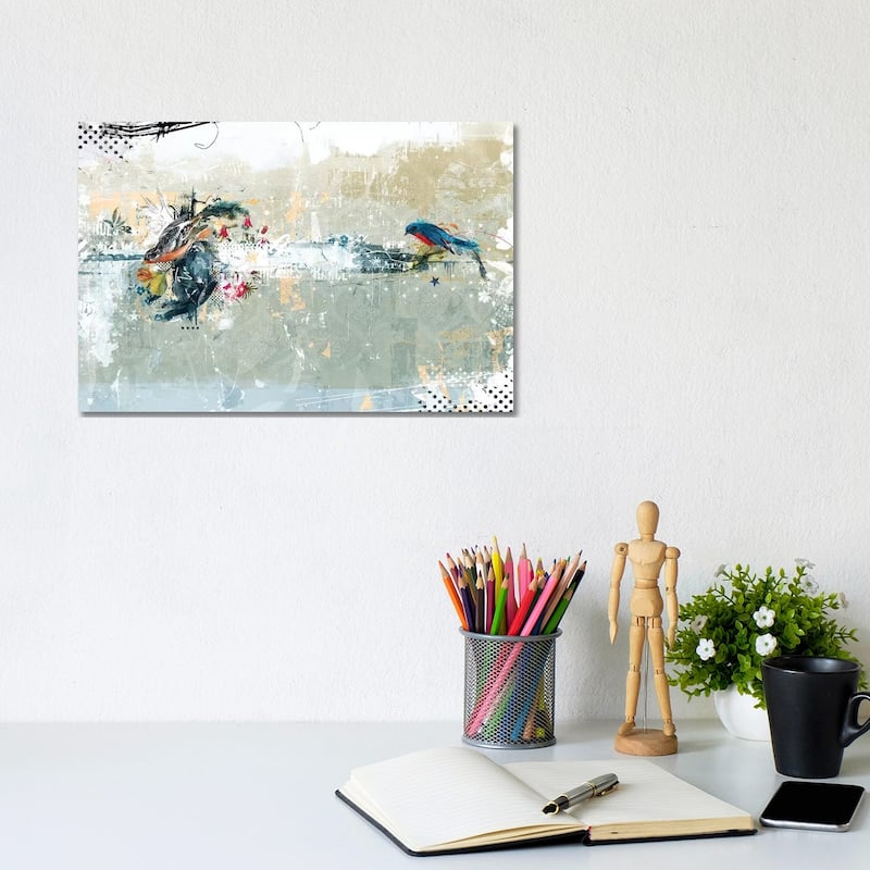 iCanvas "Birdalicious" by Teis Albers Canvas Print - 8x12x0.75