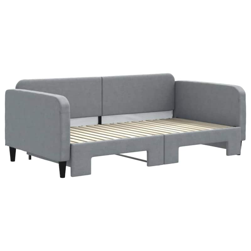 vidaXL Day Bed Upholstered Sleeper Sofa Bed for Bedroom Living Room Fabric