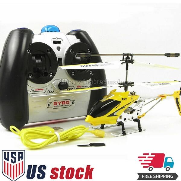 Syma S107g 3ch 3 5ch Mini Metal Rc Helicopter Remote Control Vehicle Yellow On Sale Overstock 28254846