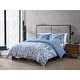preview thumbnail 2 of 2, Copper Grove Crocus French Blue 3-piece Duvet Cover Set