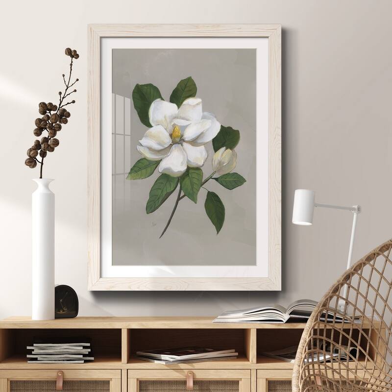 Botanical Magnolia-Premium Framed Print - Ready to Hang