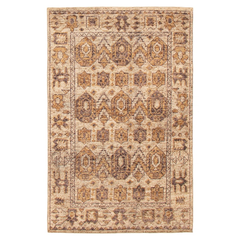 ECARPETGALLERY Hand-knotted Jules Serapi Ivory Wool Rug - 5'0 x 8'2 - Ivory - 5'0 x 8'2