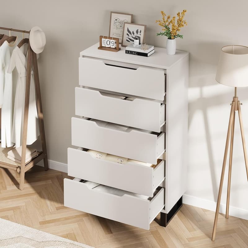 Freestanding 5 Storage Dresser for Bedroom