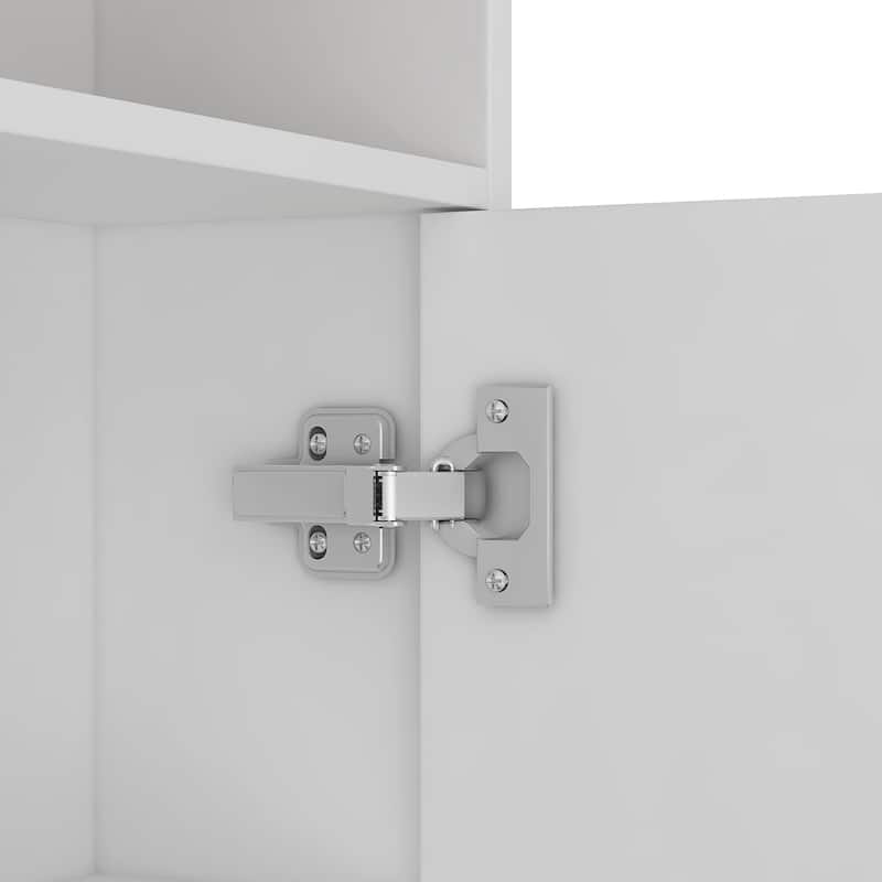 Farmhouse Vanity Desk with Makeup Mirror, Touch Light and Drawers, White Make-up Vanity Dressing Table with Charging Station