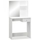 preview thumbnail 1 of 8, vidaXL Dressing Table Makeup Table Vanity Table with Drawers Engineered Wood