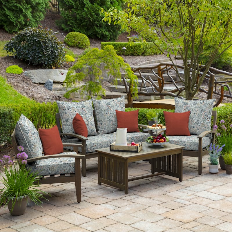 ARDEN Outdoor Deep Seating Cushion Set 24 x 24 - 24 (L) x 24 (W) x 5.75 (H)