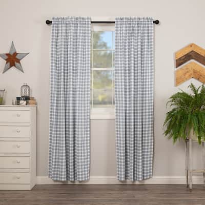 Sawyer Mill Plaid Panel Set - Panel 84x40 - Panel 84x40