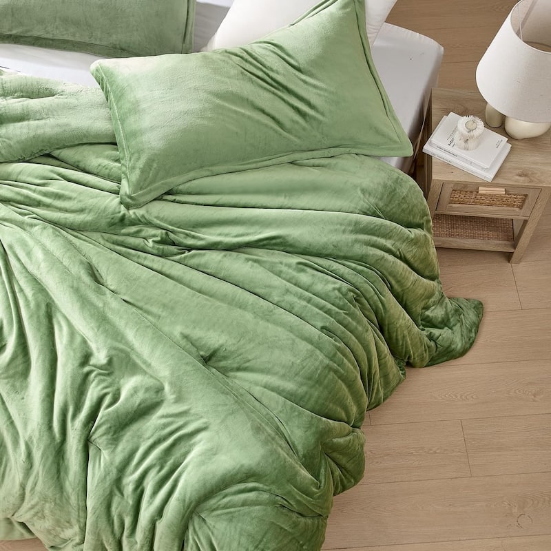 Love Thick® - Velvety Coma Inducer Oversized Comforter Set - Mountain Moss