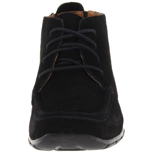 Shop Easy Spirit Womens Adagio Leather Square Toe Ankle Fashion Boots Overstock 22366427