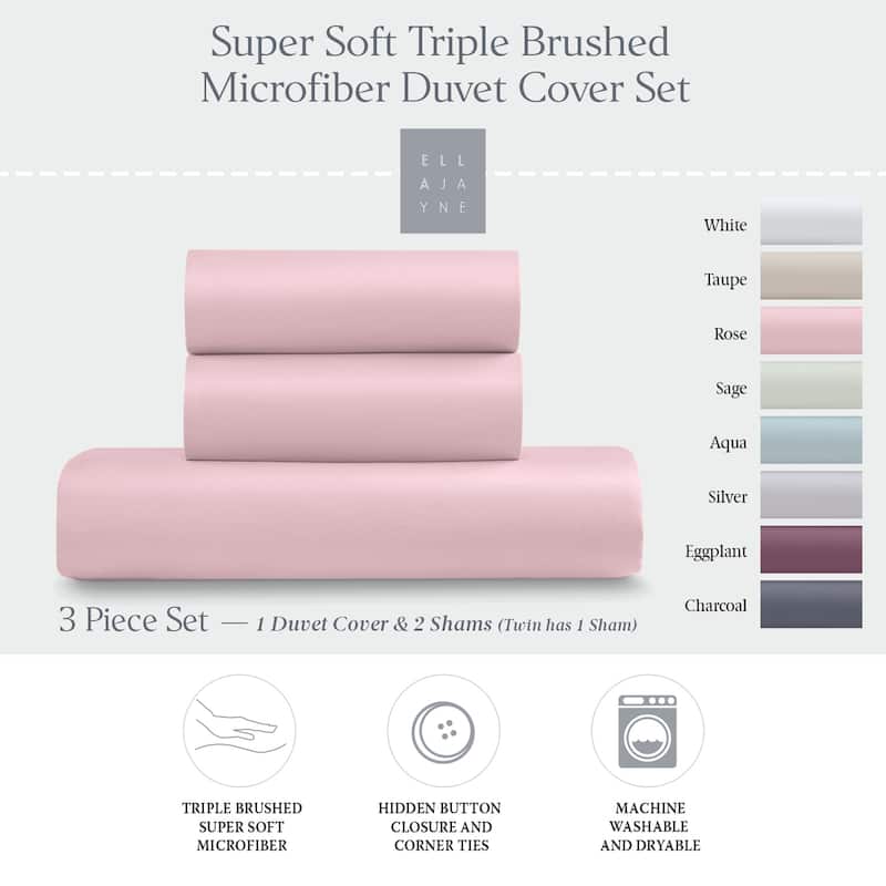 Ella Jayne Cozy Touch Duvet Cover Set