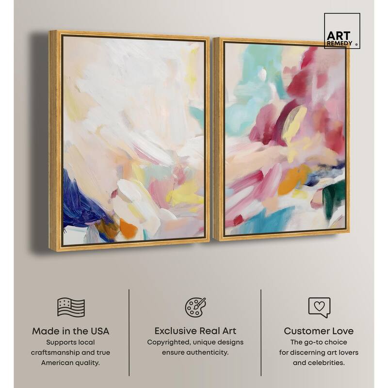 Unbridled Spirit I Canvas Set of 2 by Art Remedy