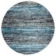 preview thumbnail 15 of 16, SAFAVIEH Porcello Helis Modern Rug 6'7" Round - Charcoal/Blue - Round