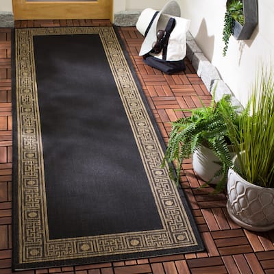 SAFAVIEH Courtyard Ladonna Indoor/ Outdoor Waterproof Patio Backyard Rug