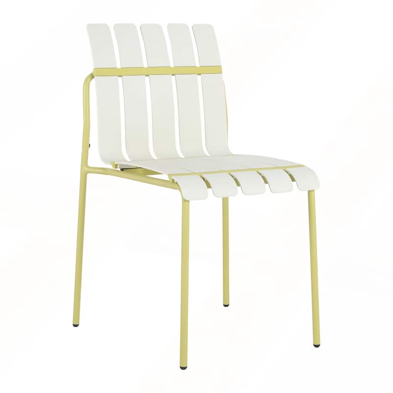 4-Pack Modern Striped Color Block Chairs
