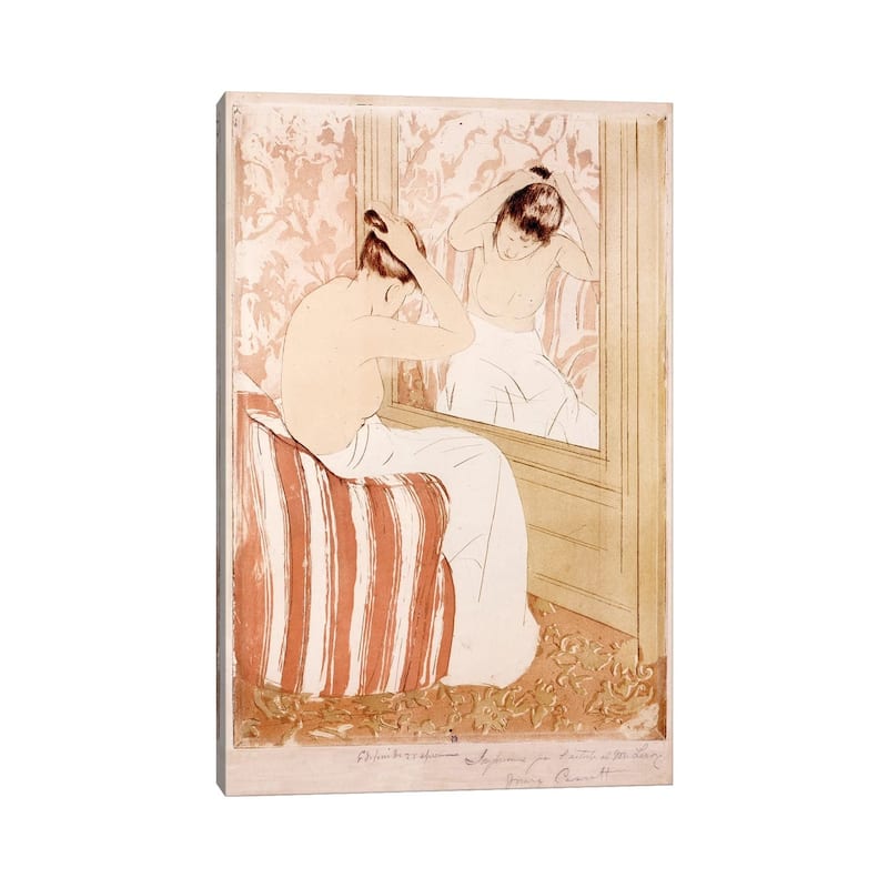 iCanvas "The Coiffure " by Mary Stevenson Cassatt Canvas Print