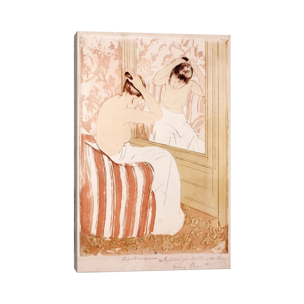 iCanvas "The Coiffure " by Mary Stevenson Cassatt Canvas Print