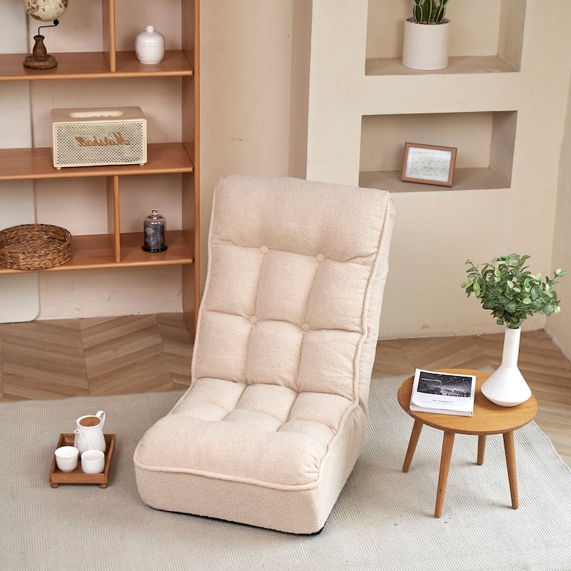 23.6" High Back Foldable Recliner Chair
