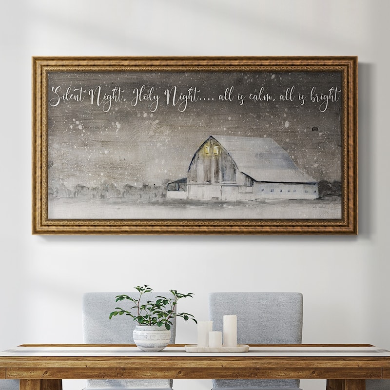 Silent Night Premium Framed Canvas- Ready to Hang