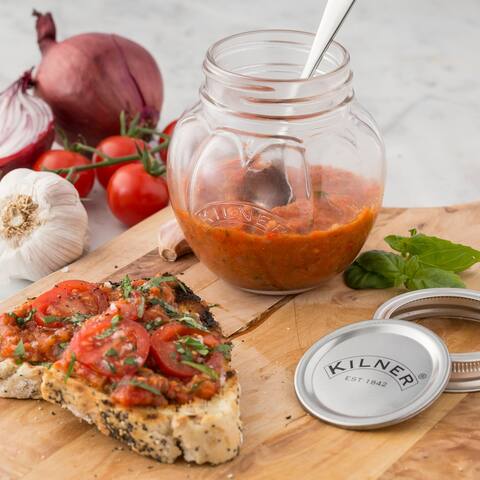 Set of 6 Tomato Fruit Jars